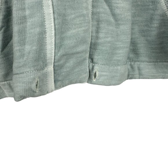 Sonoma Goods for Life Women's Snap-Front French Terry Jacket Size XXL Light Blue - Picture 3 of 8